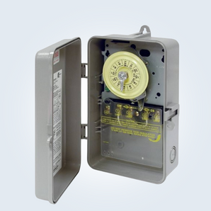Intermatic 24-Hour DPST Mechanical Time Switch w/ Plastic Enclosure 208-277V
